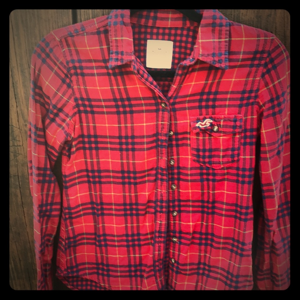 Size small hollister flannel